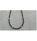 Heshi Lapis and silver necklace